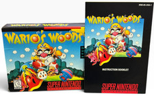 Wario's Woods, SNES (Box And Manual Only)