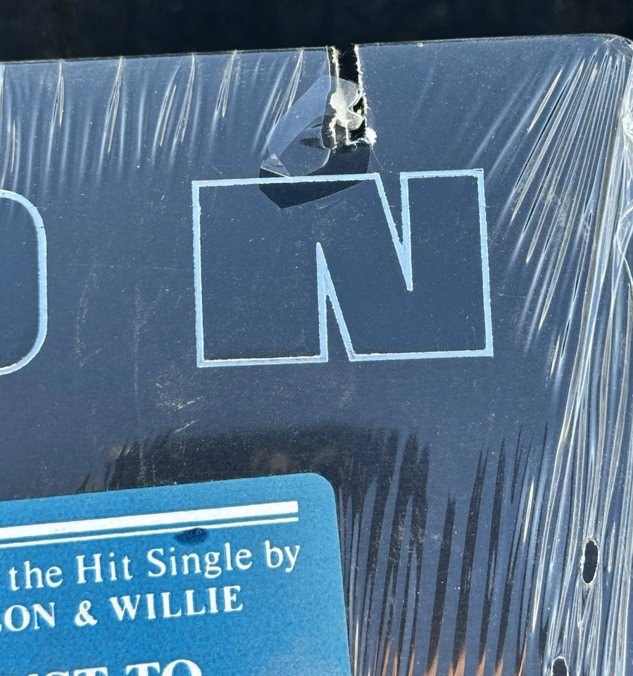 NEW Waylon Jennings Black on Black LP Sealed 1982 RCA Country Vinyl Defect - Image 3 of 4