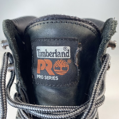 Timberland PRO Men's 6" Pit Boss Steel Toe Black Work Boots 33032 Black Sz 12 M - Picture 12 of 14