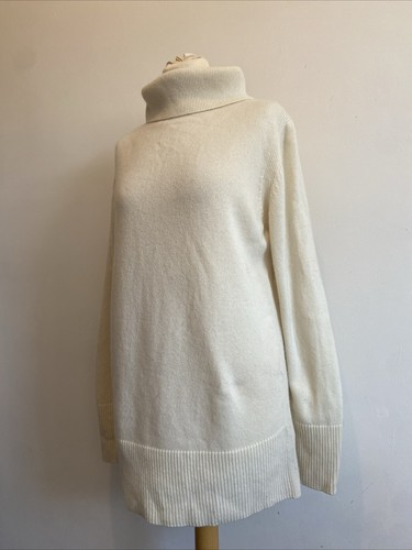 Maglione Cos girocollo donna taglia media 100% panna cashmere pullover relaxed - Foto 3 di 7