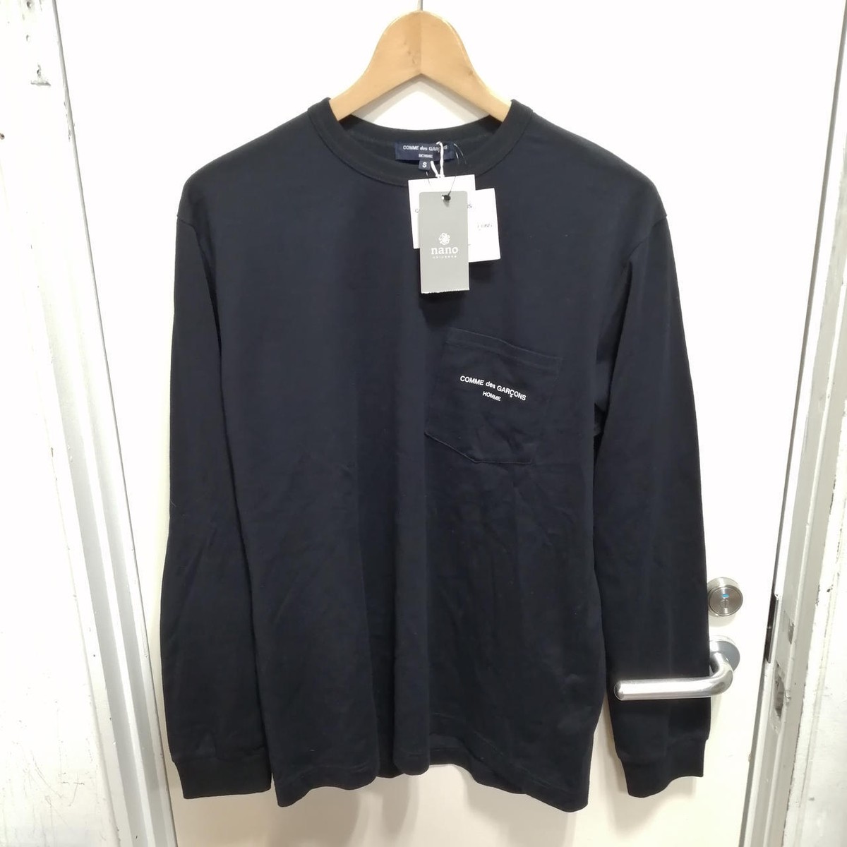 BLACK COMME des GARÇONS サンプル 長袖カットソー L COMME des GARCONS SHIRT(コムデギャルソンシャツ) Chest logo