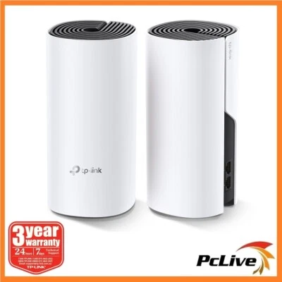 TP-Link Deco M4 2 Pack AC1200 Wireless Dual Band Router WIFI Mesh Range Extender - image 1 of 4