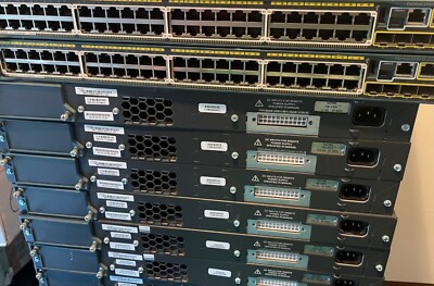 Cisco WS-C2960S-48FPS-L 2960-S 48 PoE+ Network Switch TESTED 15.2(2)E9 Quant. 40