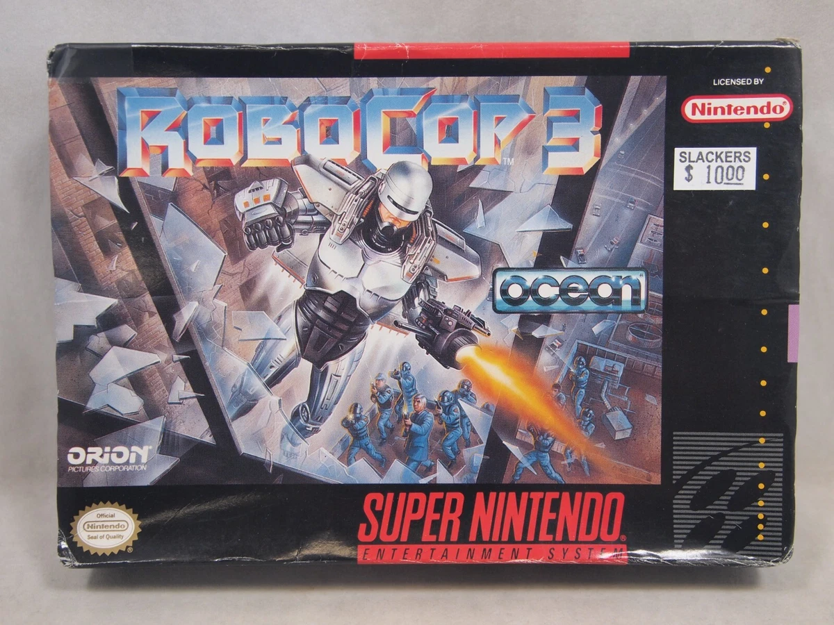 Robocop 3 Super Nintendo SNES Authentic BOX ONLY