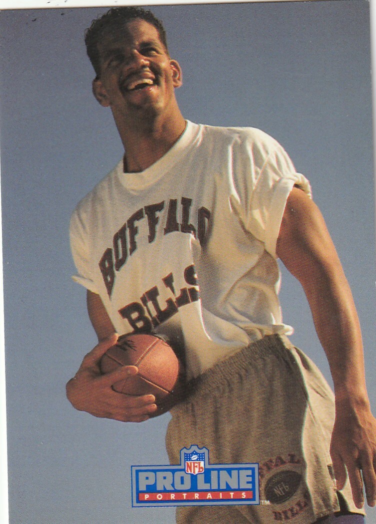 FREE SHIPPING-MINT-1991 Pro Line Portraits Andre Reed #117 BILLS +BONUS CARDS