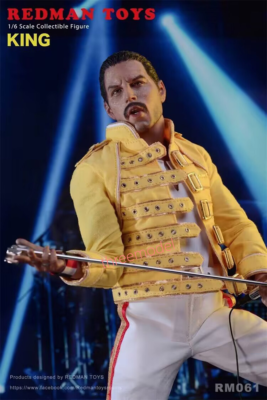 REDMAN TOYS RM061 1/6 RockBand KING Freddie Mercury Male