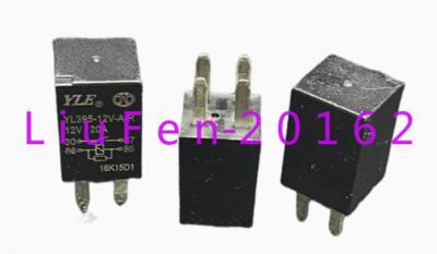 3pcs used YLE YL395-12V-A-R Relay 4 pin 12VDC 20A