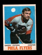 1970-71 O-PEE-CHEE #196 GARRY PETERS EXMT FLYERS *X76887