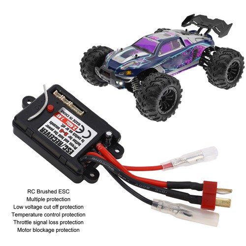 30A RC Brushed ESC 2.4GHz 4HC Waterproof Multiple Protection Fit For SCY 161 - Picture 19 of 22