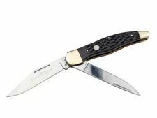 Boker Traditional Series 2.0 Folding Hunter Jigged Black Bone Knife - 110837
