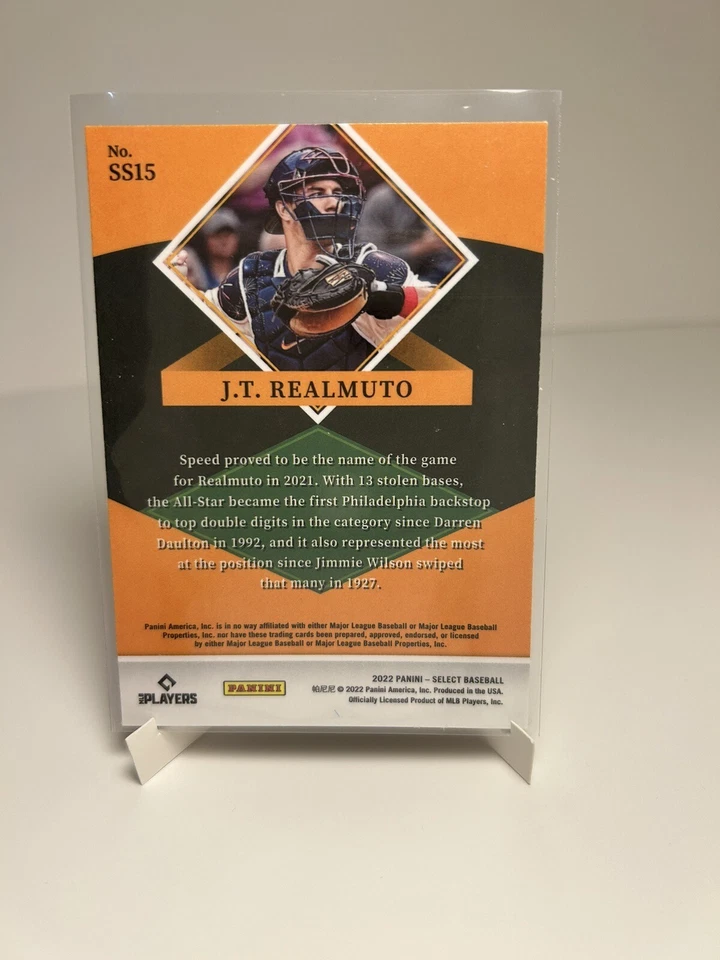 2022 Panini Select Stars J.T. Realmuto Philadelphia Phillies #SS15 - Image 2 of 2