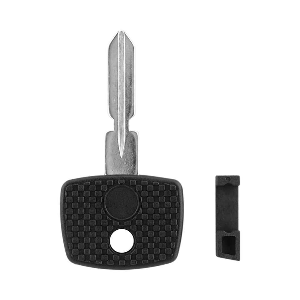 2 peças de reposição para Mercedes Benz estojo de chave de ignição sem transponder sem cortes em branco - Imagem 4 de 4