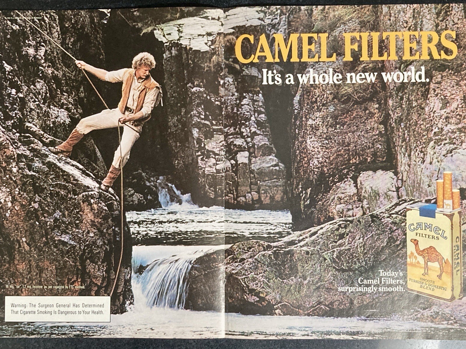 Camel Lights Cigarettes Smoking Ad ~ 1984 Magazine Advertising Print