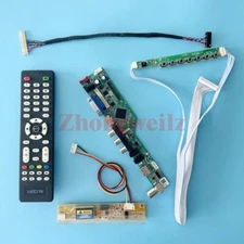 For LP150X05-A2C1/B2 1-CCFL LVDS-30Pin 1024x768 VGA+HDMI+AV+USB Driver Board Kit