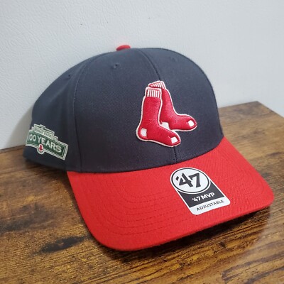 Boston Red Sox '47 Brand MVP 100 Year Side Patch Snapback Hat
