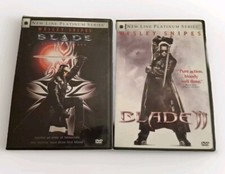 Blade 1 AND 2 DVD, 2002, New Line Platinum Series Wesley Snipes