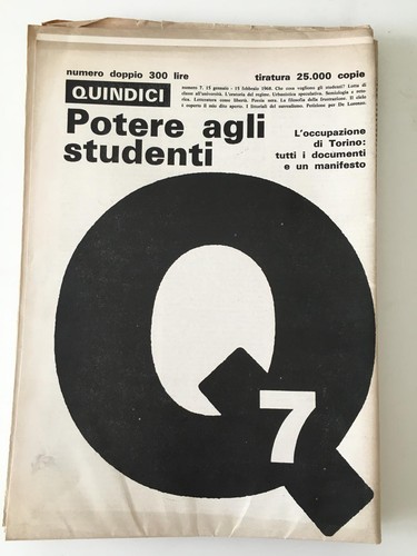 Gruppo 63 rivista Quindici 1967/69 completa dei 19 numeri con tutti i manifesti - Foto 7 di 19
