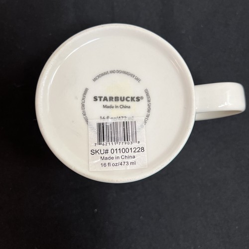 ABU DHABI Starbucks Mug Global City Icon Collector Series 16 oz w/ SKU - Picture 2 of 3