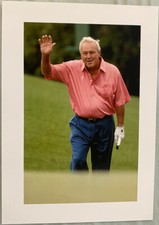 2002 ARNOLD PALMER Masters Farewell AUGUSTA CHRONICLE Press PHOTO One-Of-A-Kind