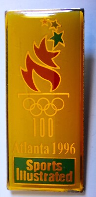 1996 ATLANTA Summer Olympics SPORTS ILLUSTRATED MEDIA PIN - Atlanta, U.S.A.