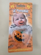 Billy Bob Lil' Pumpkin Pacifier Ages 6 Mos. to 99 Years Halloween Collect Them