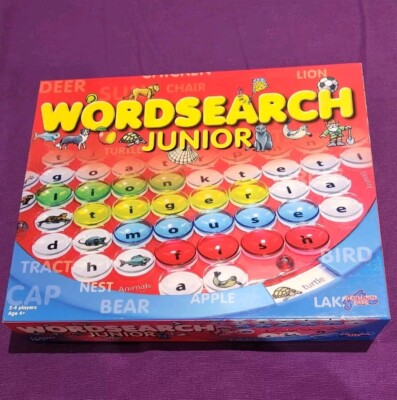 WORDSEARCH JUNIOR Game by Drumond Park - Word Search Game (4yrs+) ~ Complete