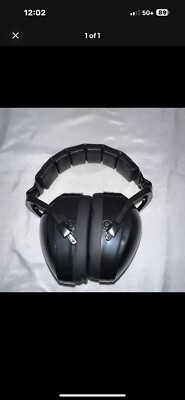 Amazon Basics Noise-Reduction Safety Earmuffs Ear Protection NRR 23Db Adults Blk