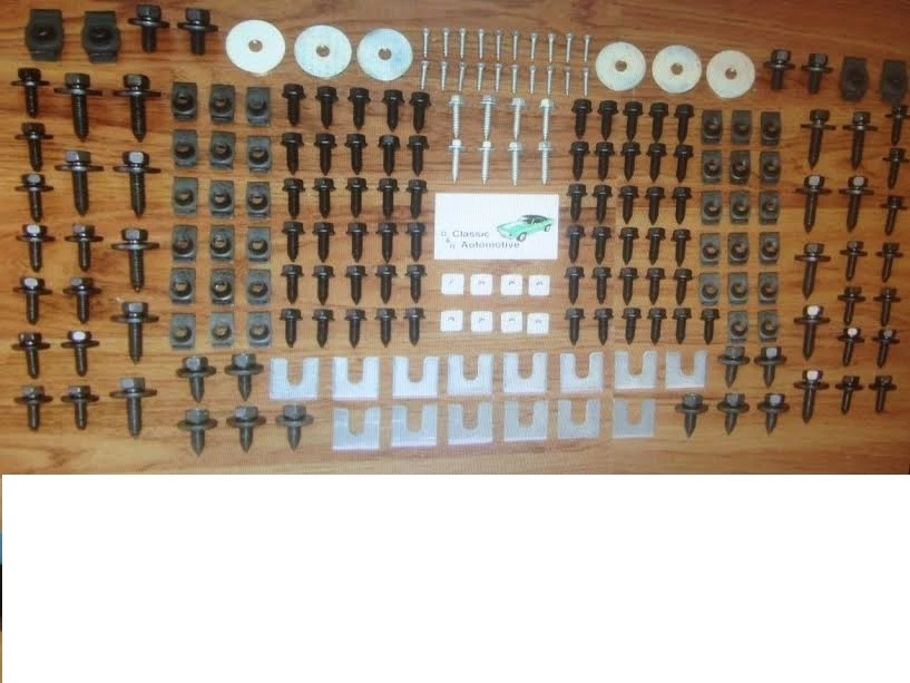 Herrajes de chapa frontal 210 piezas Kt Chevy Buick Pontiac Olds Chevelle Camaro Foto 4 de 4