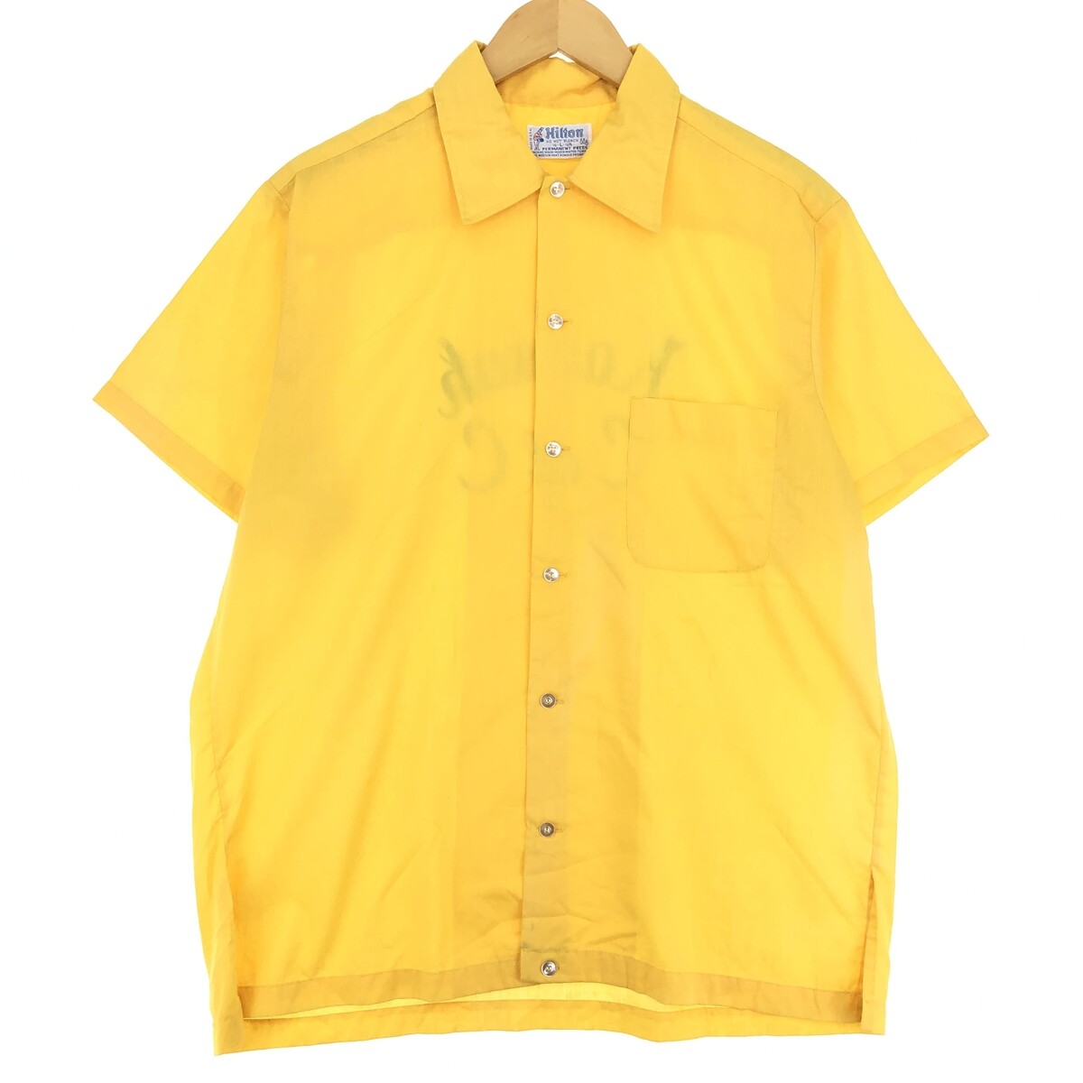 ウェア・シャツ 70's Hilton bowling shirt 70'S Hilton Bowling Shirt Made in USA Men's L Vintage