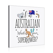 I/'m A Nana What/'s Your Superpower Wall Art Panel Frame Grandma
