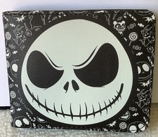 Nightmare Before Christmas Jack skelligtong face Bifold Wallet for men