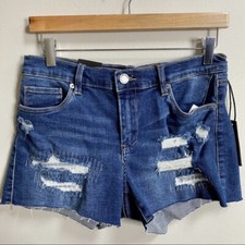 NWT Blank NYC The Essex Rip and Repair Denim Shorts Size 28