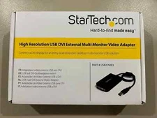 NEW StarTech USB to DVI Adapter External Video & Graphics Card USB2DVIE3