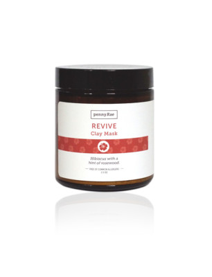 Revive Hibiscus Rosewood French Clay Face Mask pennyRae 1.5oz NEW dry natural
