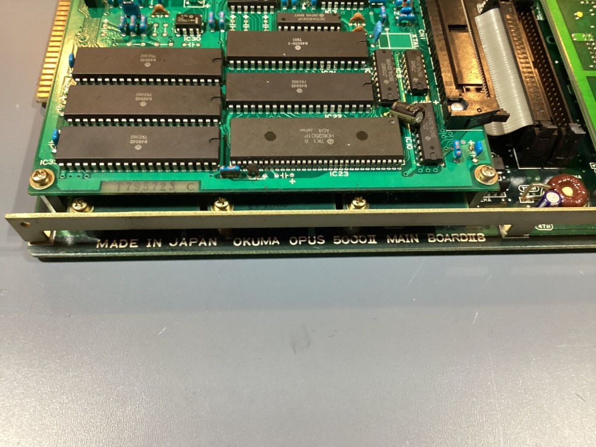 OKUMA E4809-045-091-C OPUS 5000 II MAIN BOARD W/ BUBBLE MEMORY