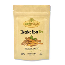 Licorice Root Tea by Palm Beach Herbals  30ct, Caffeine-Free