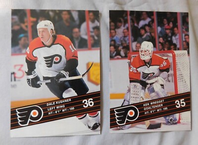 1990-91 Philadelphia Flyers Postcards 4x6 Hockey Card Pick one