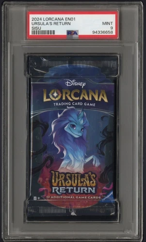 PSA 9 2024 DISNEY LORCANA FOIL PACK URSULA'S RETURN SISU EN01