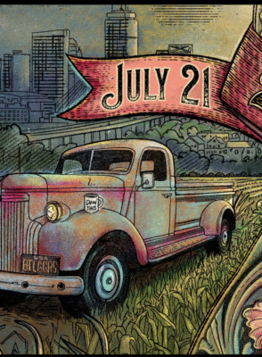 LUKE COMBS TOUR POSTER GILLETTE STADIUM 9/50 JULY '23 Signed By