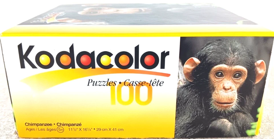 Rompecabezas Kodacolor Chimpancé 100 piezas Foto 2 de 3