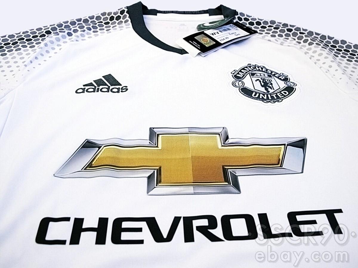 adidas Manchester United 2016/17 White Third Soccer jersey
