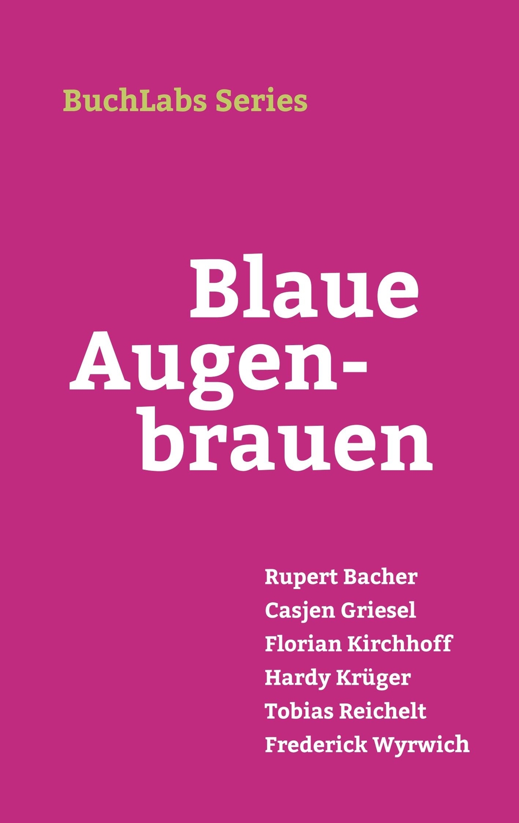 Blaue Augenbrauen - Rupert Bacher - 9789493149014