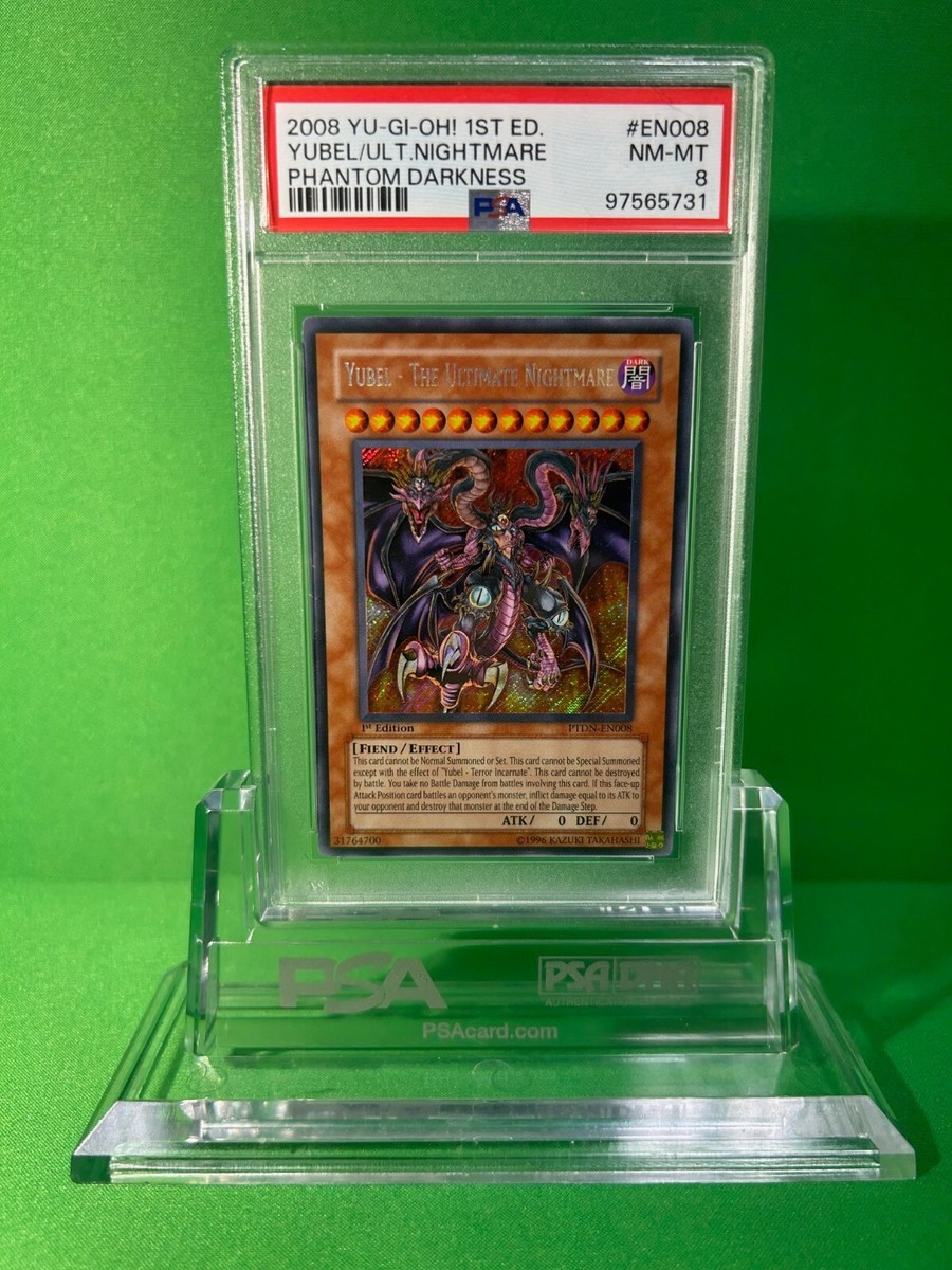 2008 YU-GI-OH! PTDN-EN008 YUBEL-THE ULTIMATE NIGHTMARE SECRET 1ST