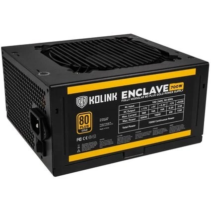 5999094002432 Kolink Enclave 80 PLUS Gold PSU, Modular - 700 Watts 