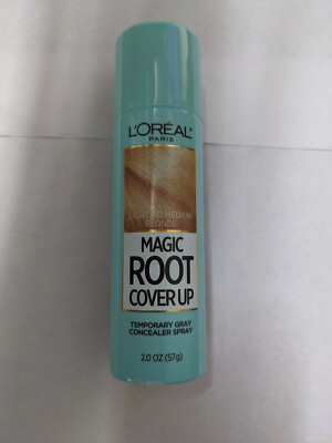 3 x L'Oreal Root Cover Up Temporary Gray Concealer Spray, Light to Medium Blonde