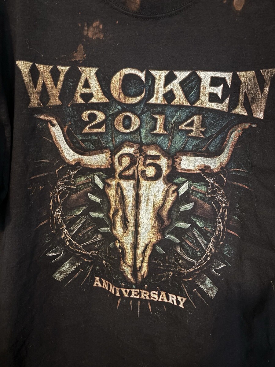Wacken 2014 25th Anniversary XXL T-Shirt 31.07-02.08 Schadel