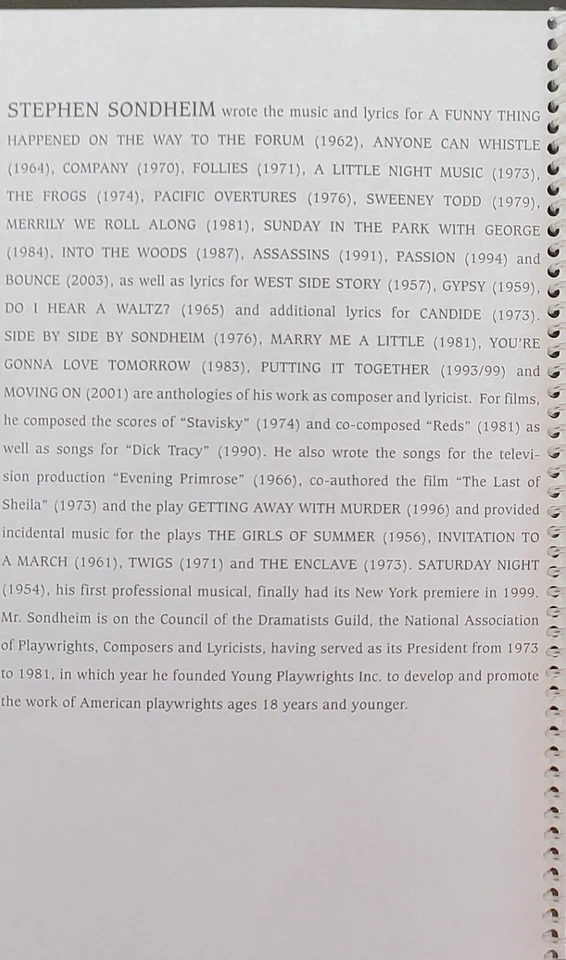 Sweeny Todd Johnny Depp Movie Score Piano Vocal Sheet Music Songbook - Image 2 of 4