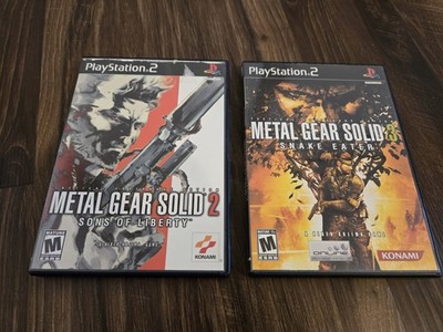 Metal Gear Solid 2 & 3 Sons Of Liberty, Snake Eater PS2