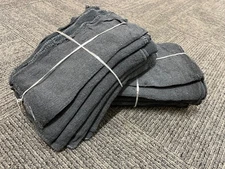 2500 Pieces New BLACK Shop Towels Rags Industrial 13"x14"