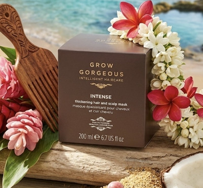 Grow Gorgeous Intense Thickening Hair & Scalp Mask, 6.7 US fl oz